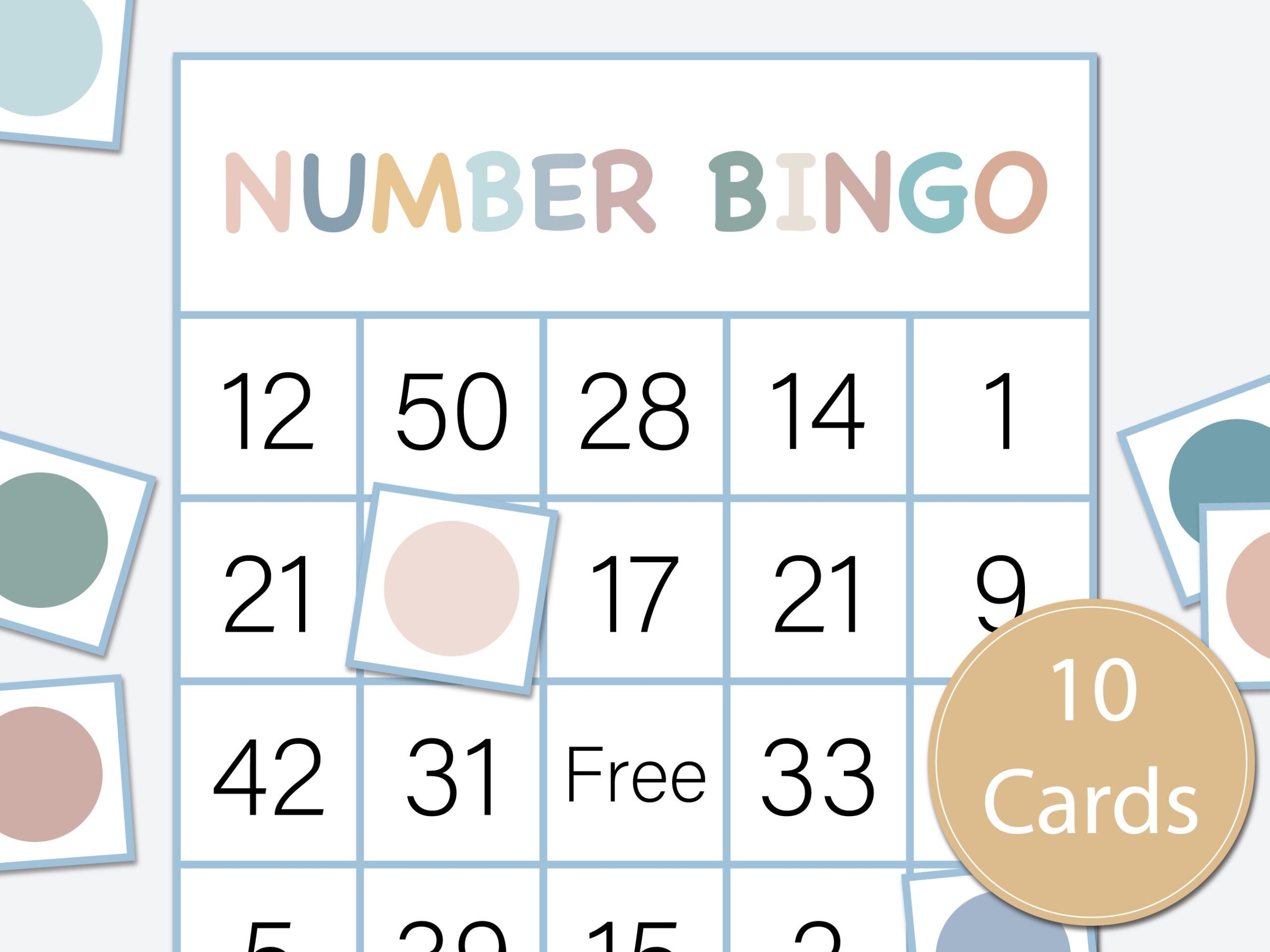 1 10 Bingo Etsy UK