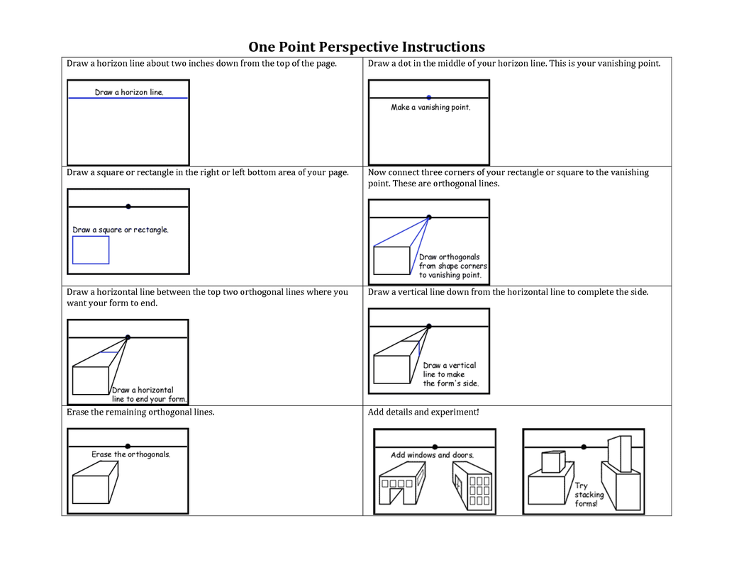 1 Point Perspective MR HUFF
