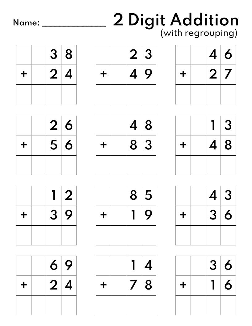 Third Grade Math Worksheets PDF Free Download