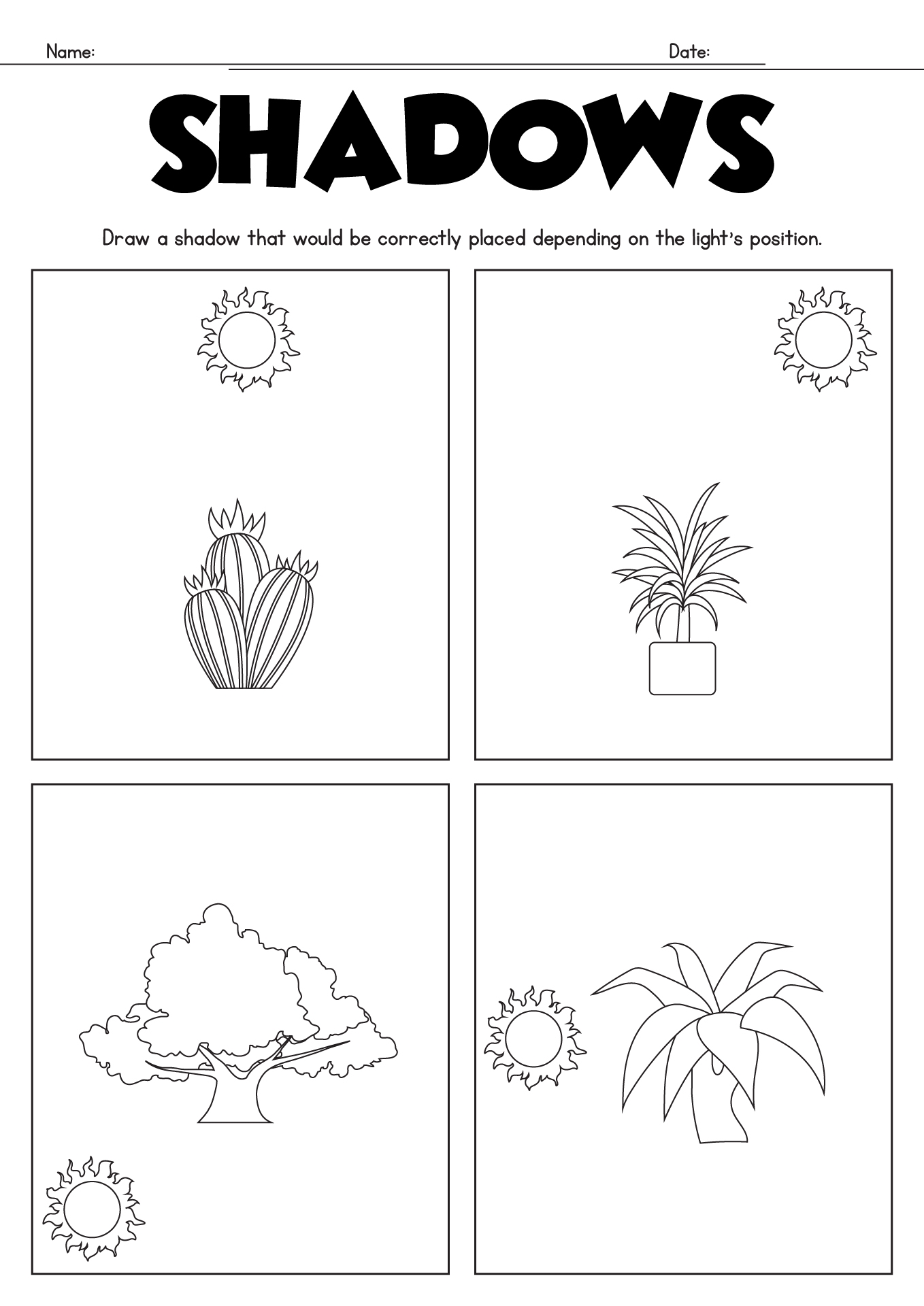 11 My Shadow Worksheet Free PDF At Worksheeto 11 My Shadow Worksheet Free PDF At Worksheeto
