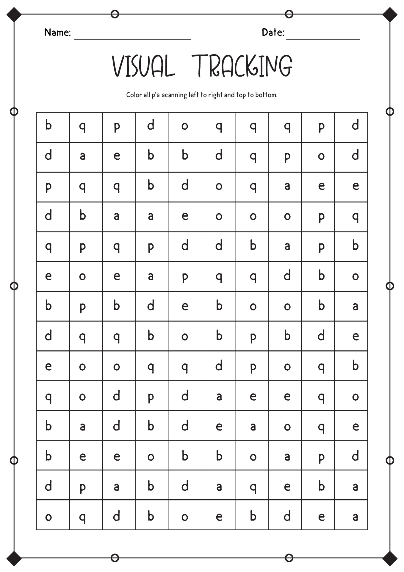 11 Visual Scanning Worksheets Printable Free PDF At Worksheeto 11 Visual Scanning Worksheets Printable Free PDF At Worksheeto