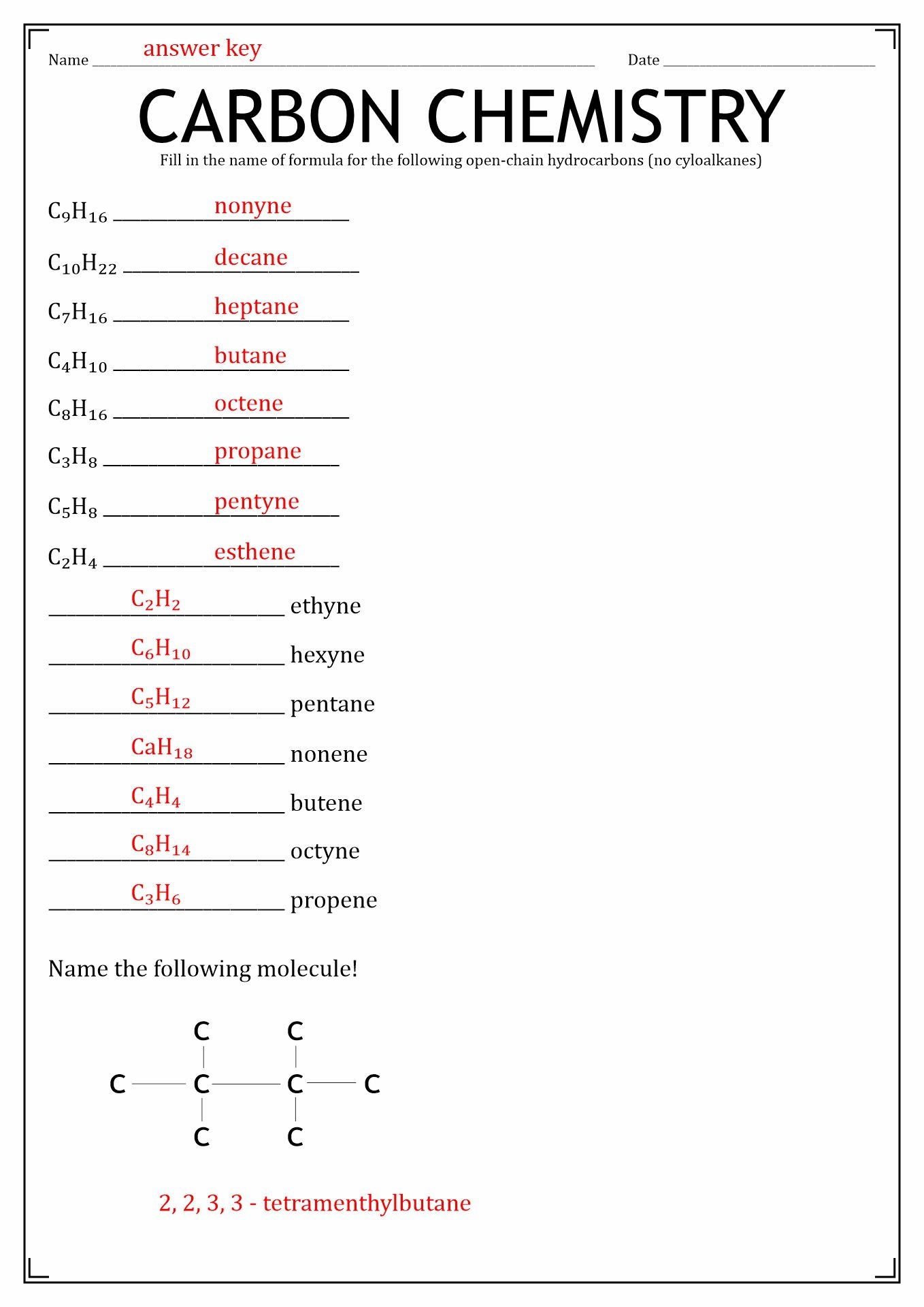 14 Functional Group Practice Worksheet Free PDF At Worksheeto 14 Functional Group Practice Worksheet Free PDF At Worksheeto