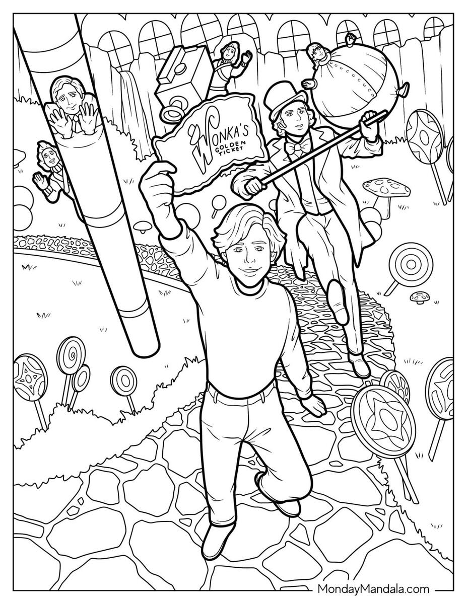18 Willy Wonka Coloring Pages Free PDF Printables 18 Willy Wonka Coloring Pages Free PDF Printables