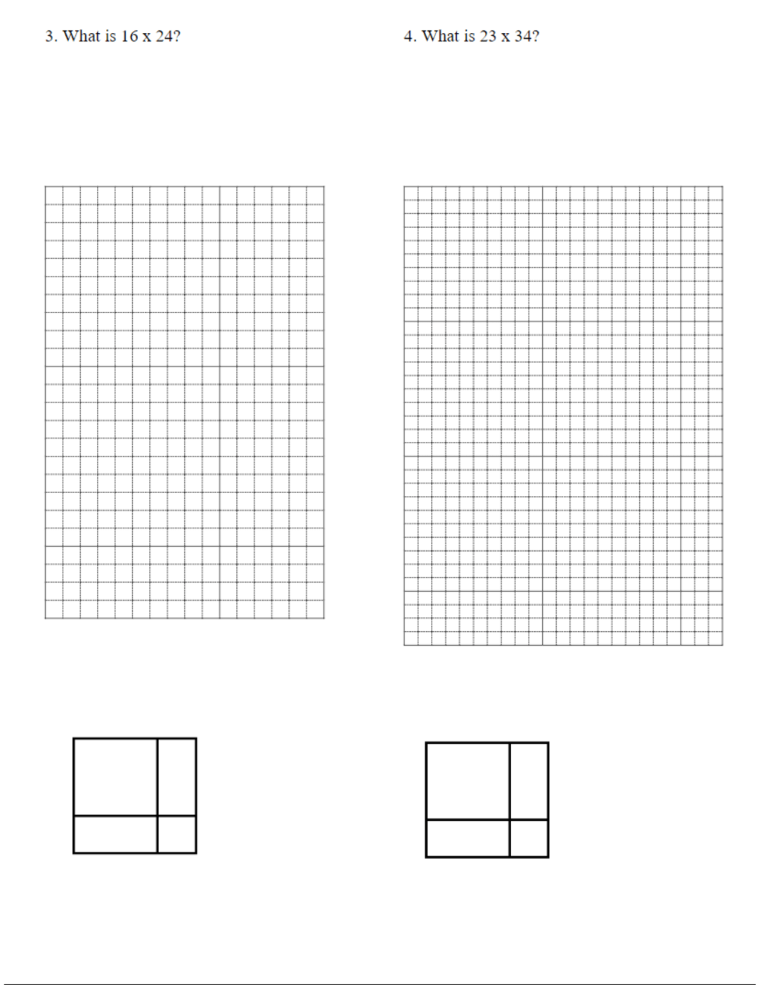 2 Digit By 2 Digit Multiplication Worksheet With Area Models Free Pdf MathFactLab 2 Digit By 2 Digit Multiplication Worksheet With Area Models Free Pdf MathFactLab
