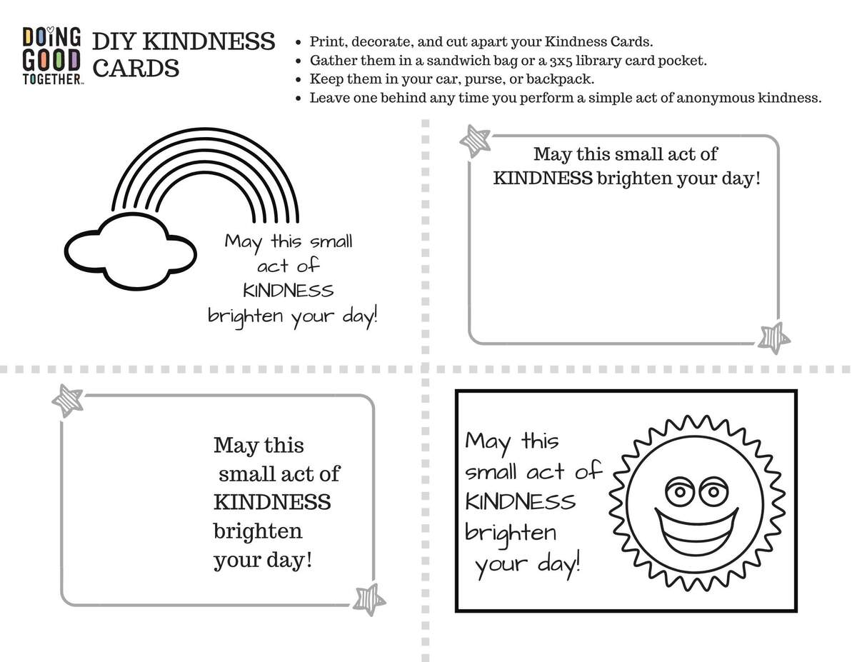 24 Quick Acts Of Kindness For Families Doing Good Together 24 Quick Acts Of Kindness For Families Doing Good Together