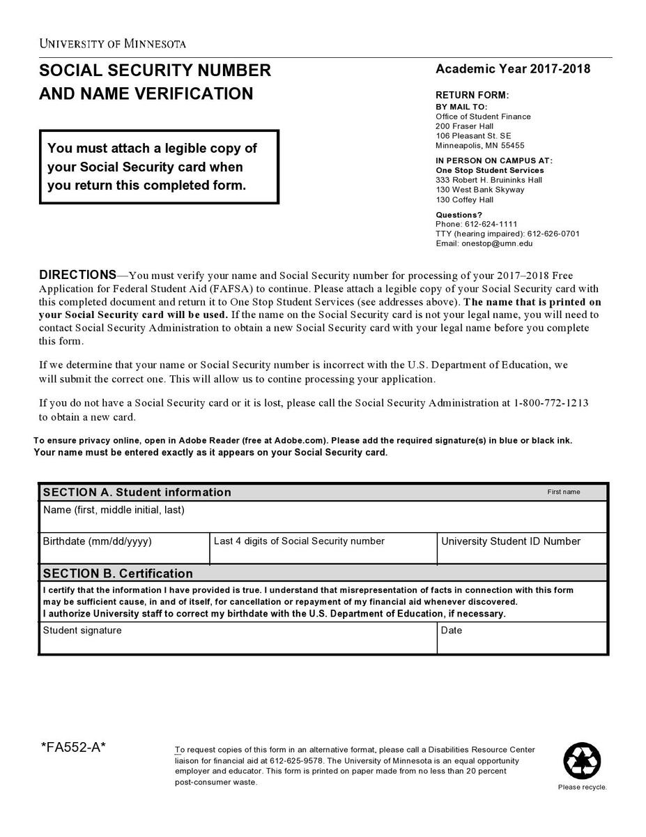 29 Social Security Number Verification Letters TemplateLab