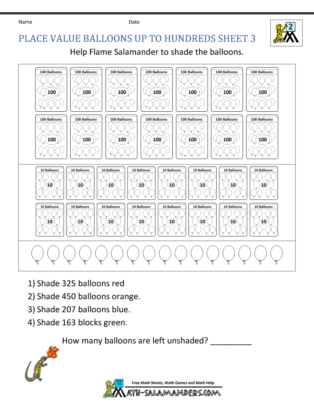 2nd Grade Place Value Worksheets Page 4 Free Printable 2nd Grade Math Worksheets Canva
