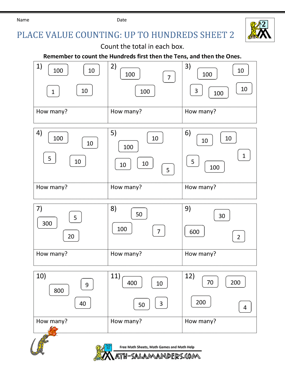 Place Value Worksheets Superstar Worksheets