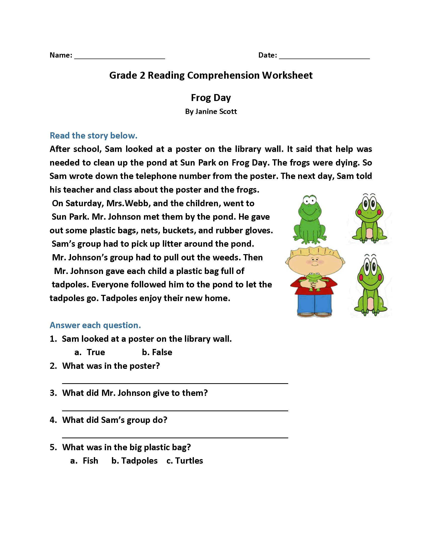 2nd Grade Reading Comprehension Worksheets Engaging Exercises For Young Learners 2nd Grade Reading Comprehension Worksheets Engaging Exercises For Young Learners