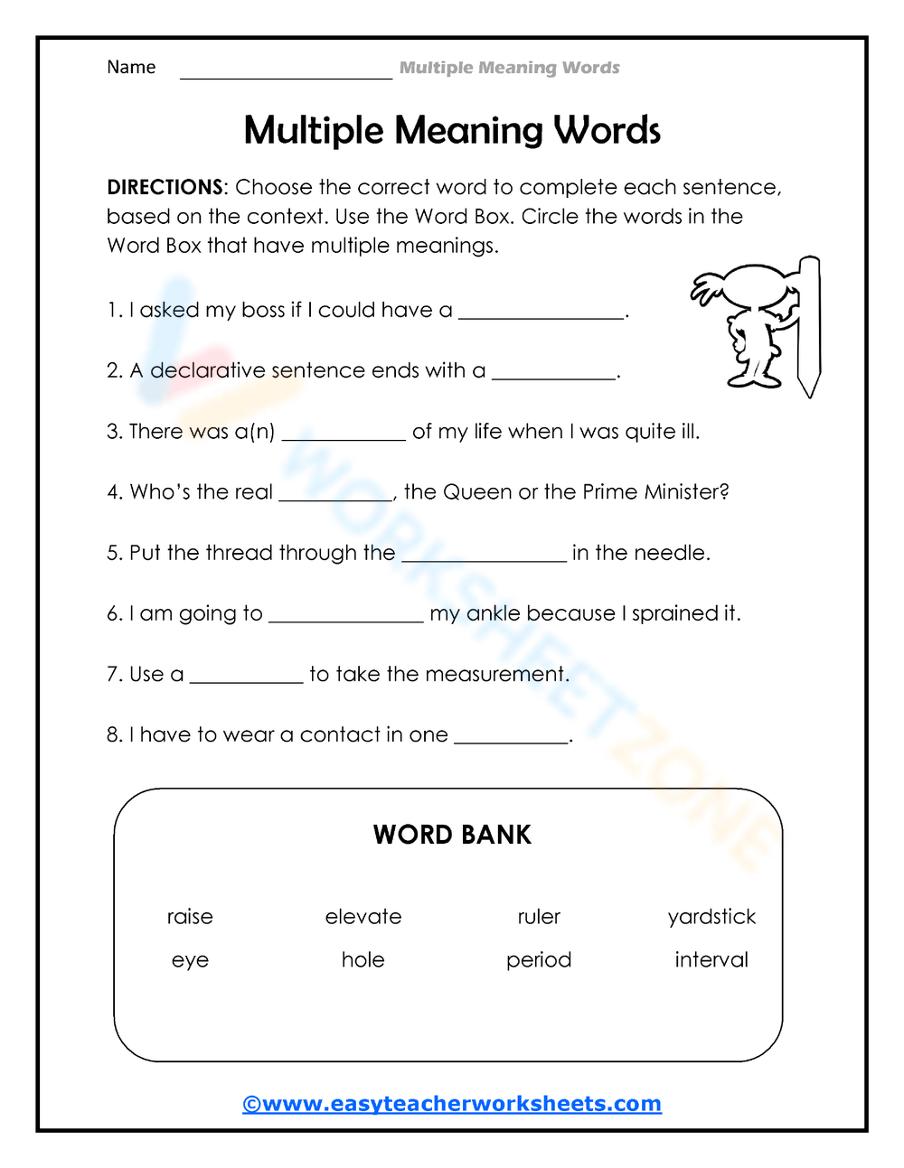 40 Free Multiple Meaning Words Worksheets For Teaching Worksheets Library Multiple Meaning Words Worksheets Grades K 2 By Teach Simple