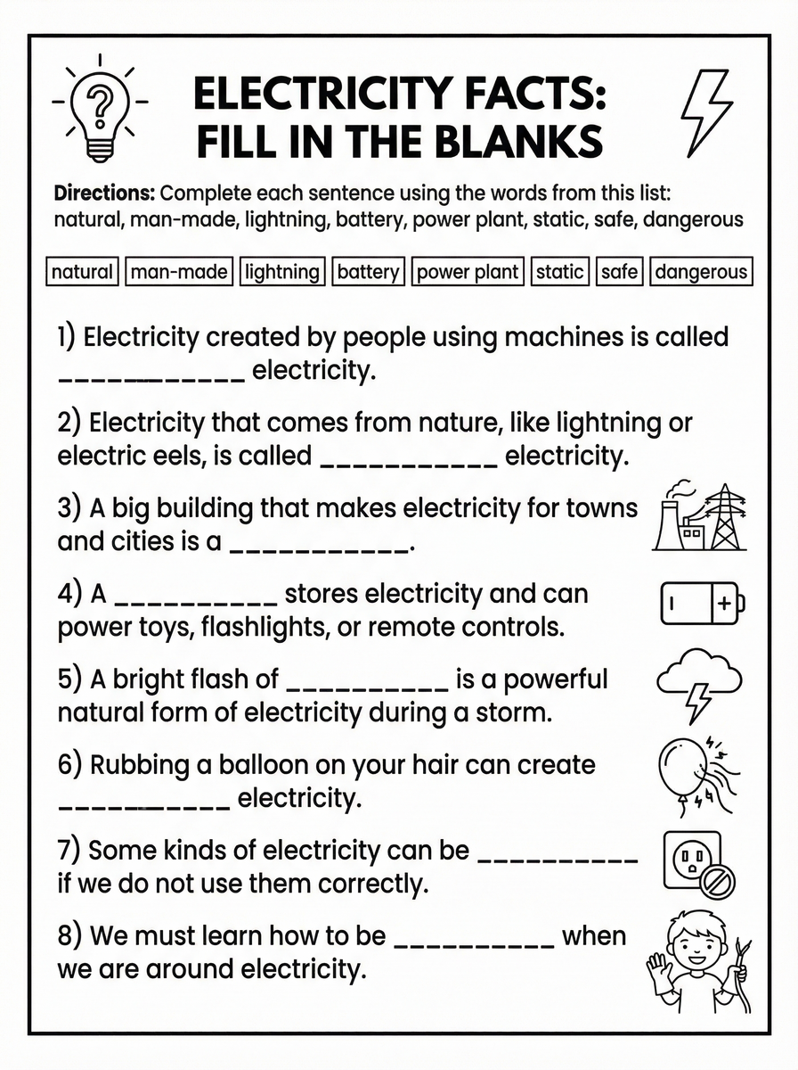 4th Grade Science Worksheets Free Printable Tappity