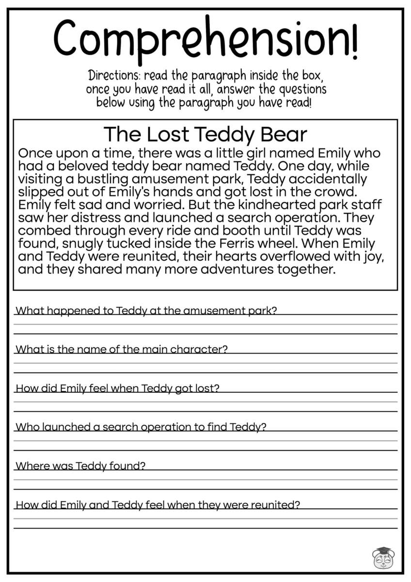 5 Printable Reading Comprehension English Worksheets Ages 4 7 KG1 To Grade 2 Etsy Israel 5 Printable Reading Comprehension English Worksheets Ages 4 7 KG1 To Grade 2 Etsy Israel