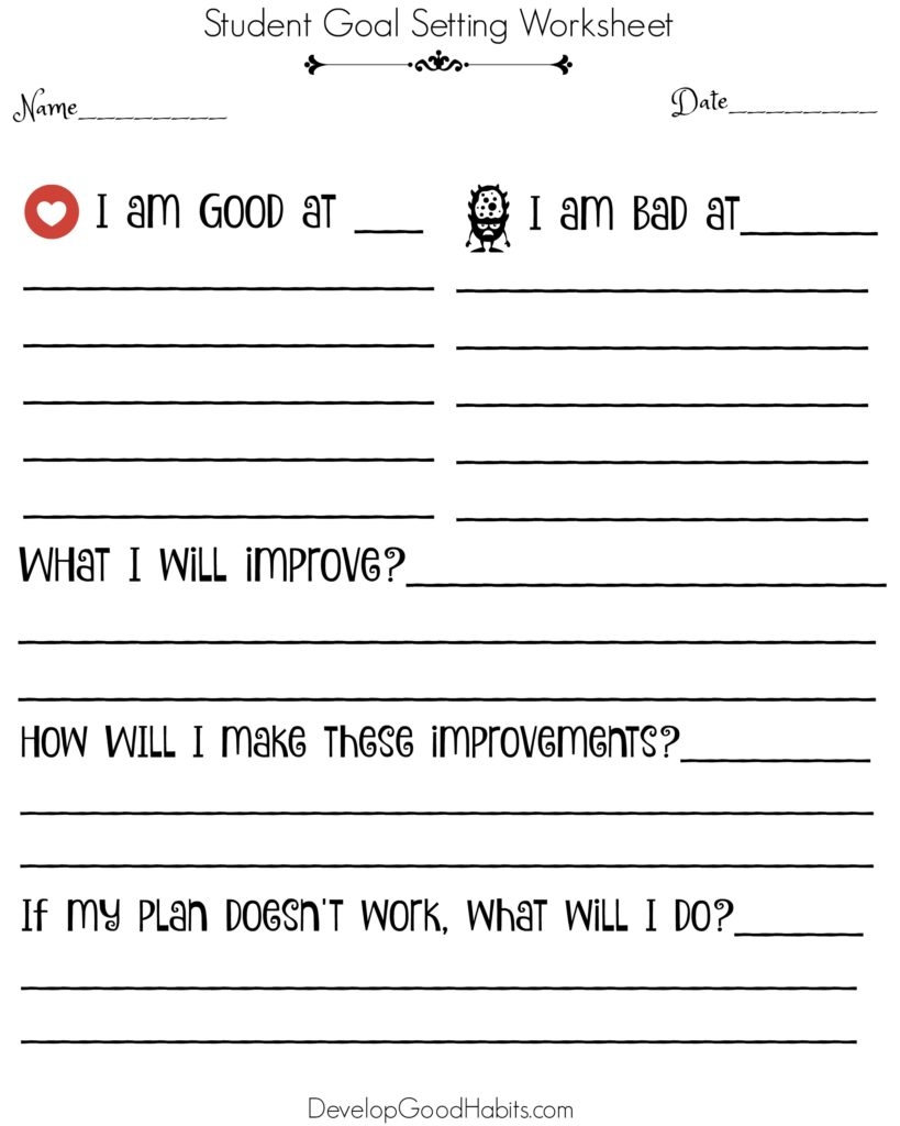 5 SMART Goal Setting Worksheets Templates 2026 Update Develop Good Habits