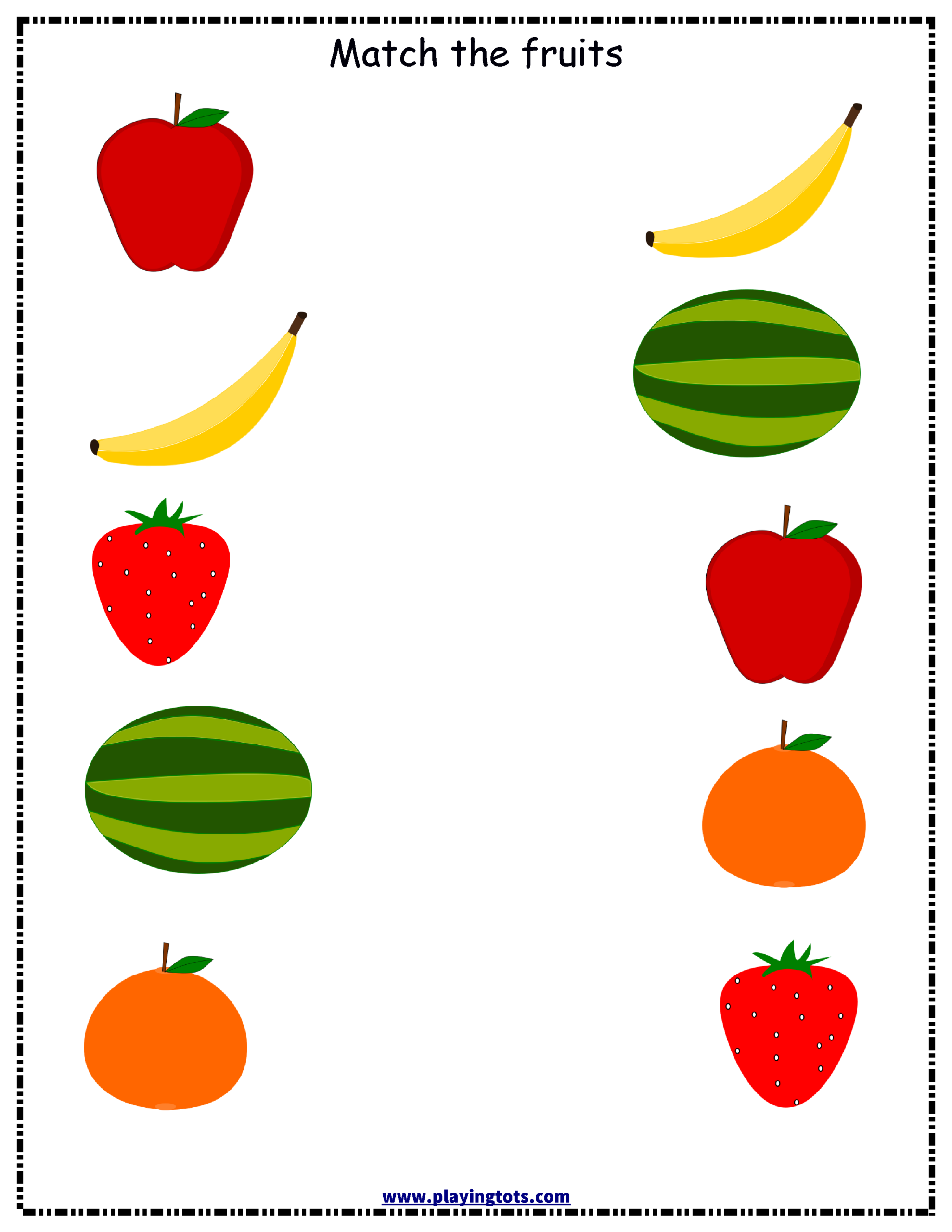 Free Preschool Color Matching Worksheet