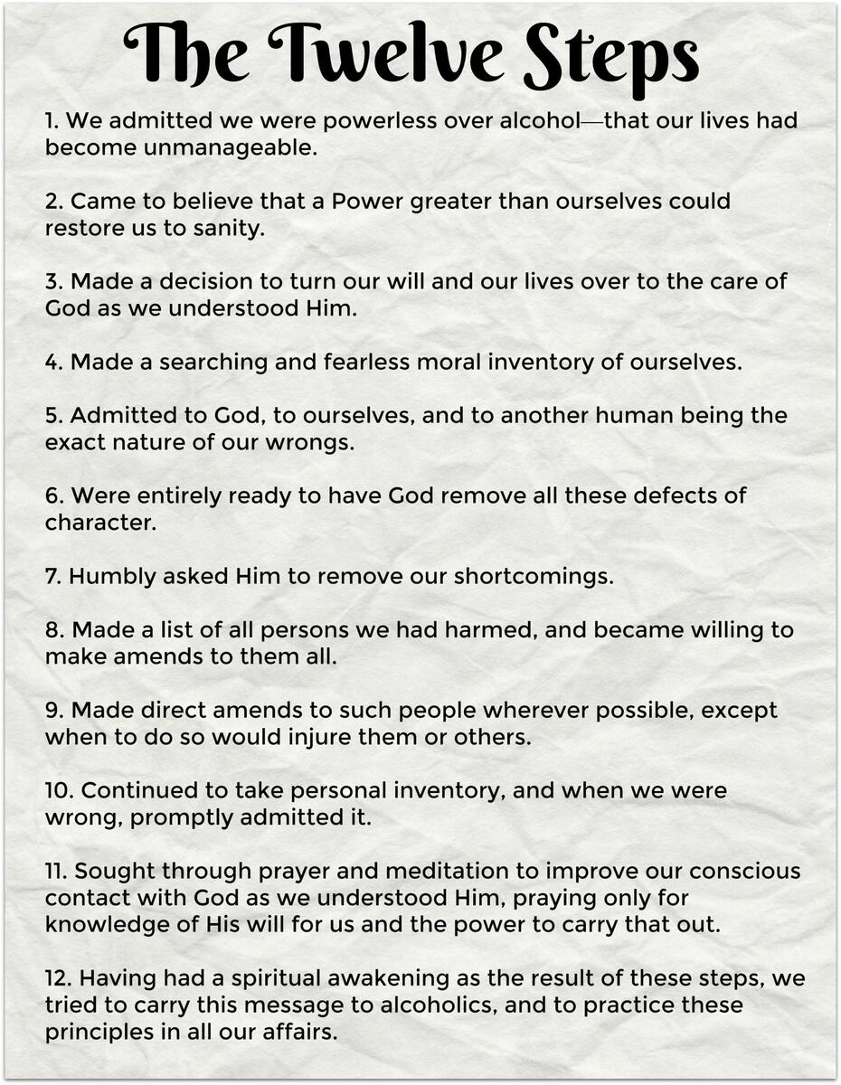 Alcoholics Anonymous 12 Steps Worksheet A Comprehensive Guide Alcoholics Anonymous 12 Steps Worksheet A Comprehensive Guide