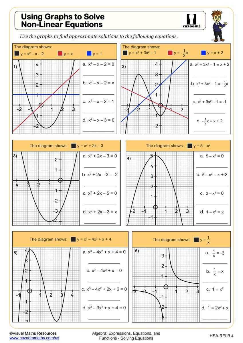 Algebra 2 Worksheets With Answers PDF Printable Algebra 2 Worksheets Cazoom Math Algebra 2 Unit 3 Parent Functions Transformations All Things Algebra