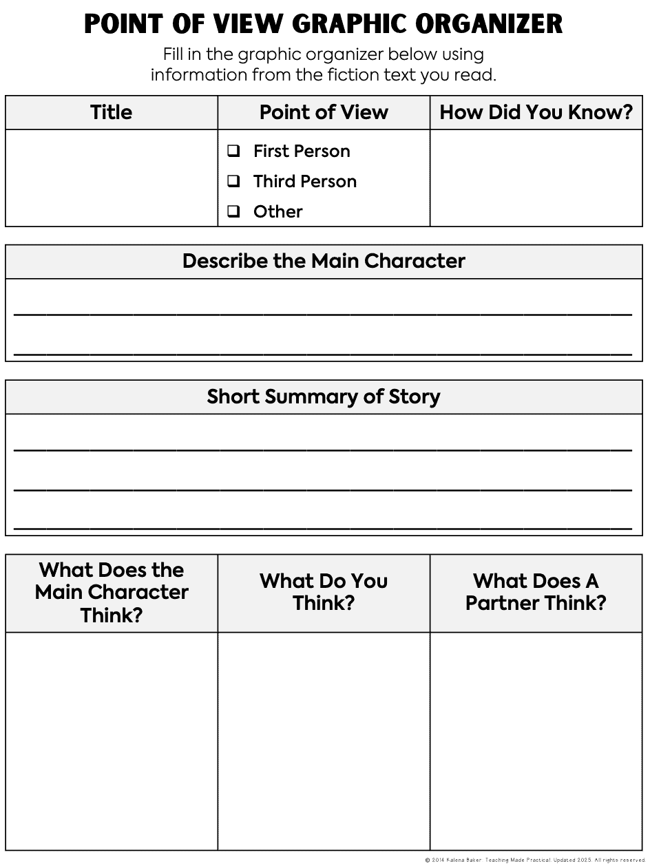 Analyzing Point Of View 3 Free Graphic Organizers Teaching Made Practical Analyzing Point Of View 3 Free Graphic Organizers Teaching Made Practical