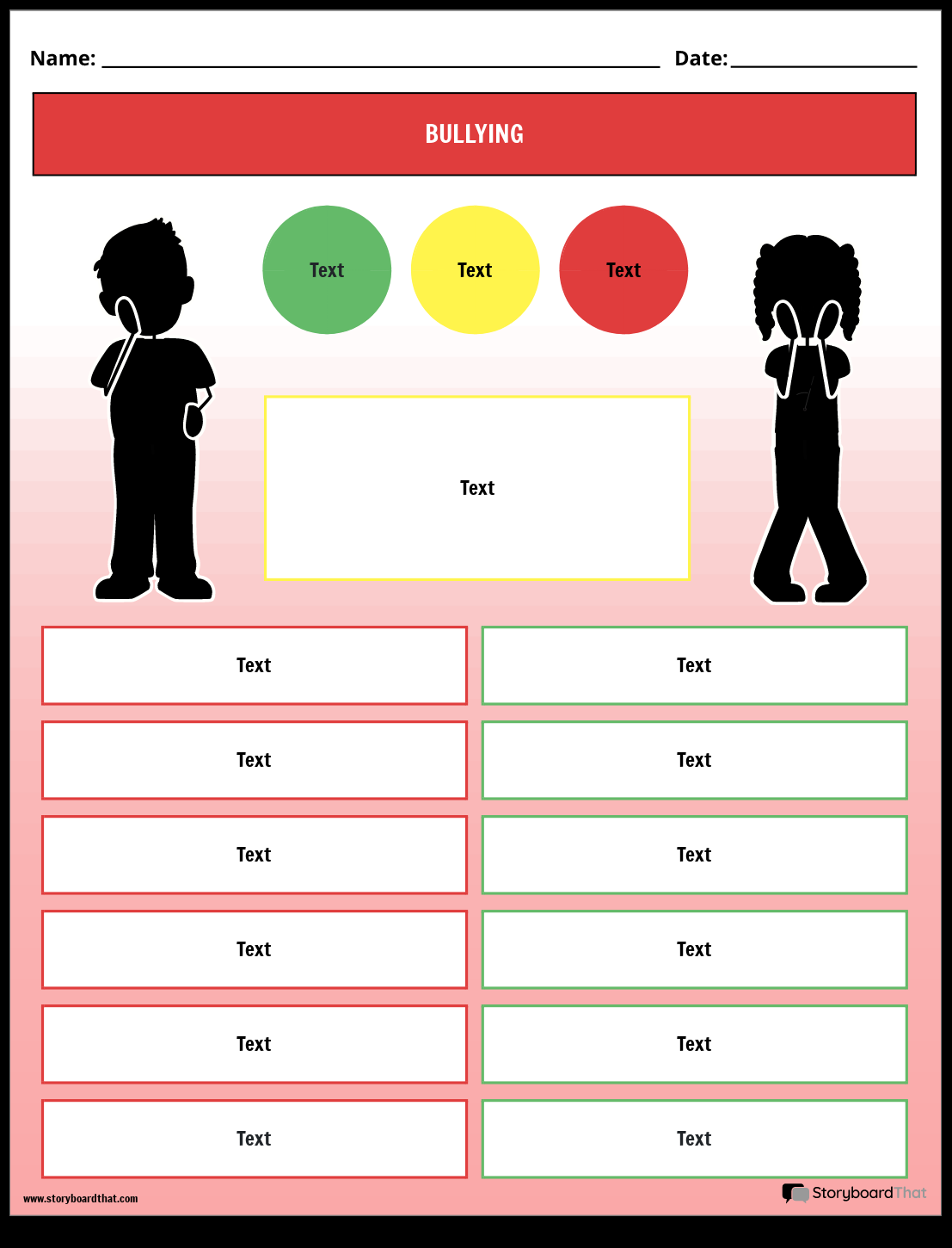 Anti Bullying Prevention Month Activities Anti Bullying Worksheets Made By Teachers