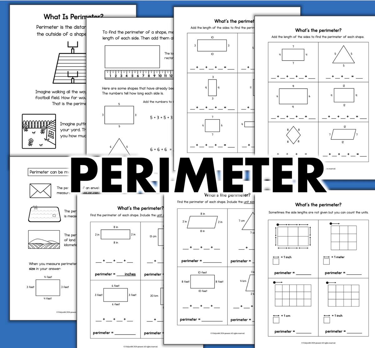 Area And Perimeter Worksheets No Prep Math Activities 3rd Grade Made By Teachers Area And Perimeter Worksheets No Prep Math Activities 3rd Grade Made By Teachers