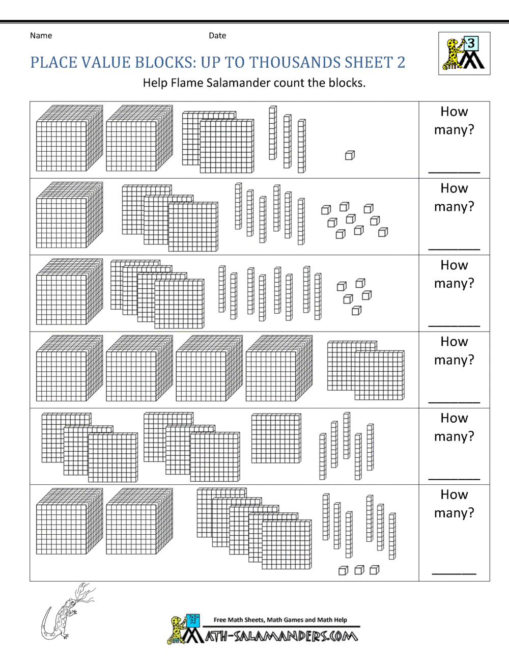 Base Ten Blocks Worksheet Printable Art Activities