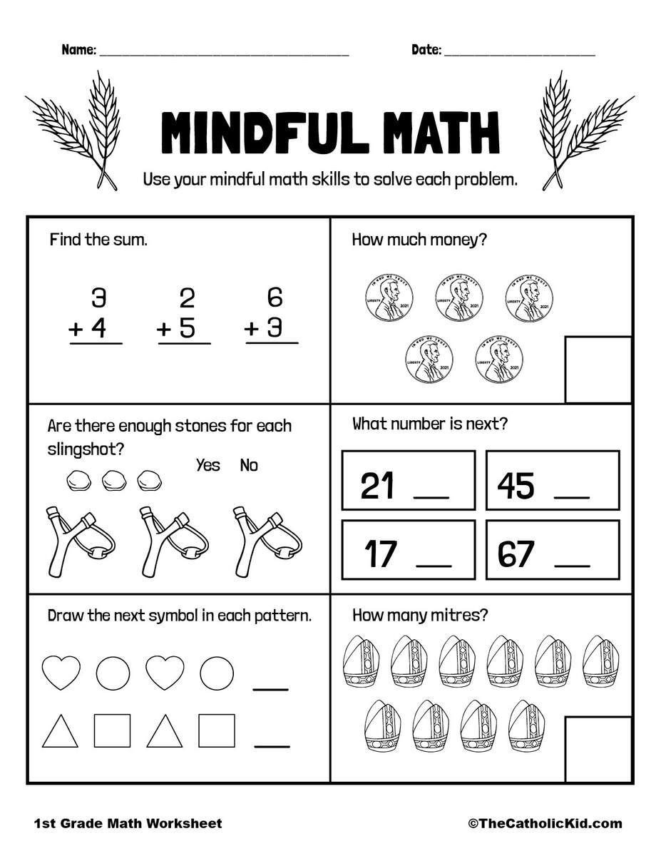 Basic Skill Math Worksheets Practice Essential Concepts