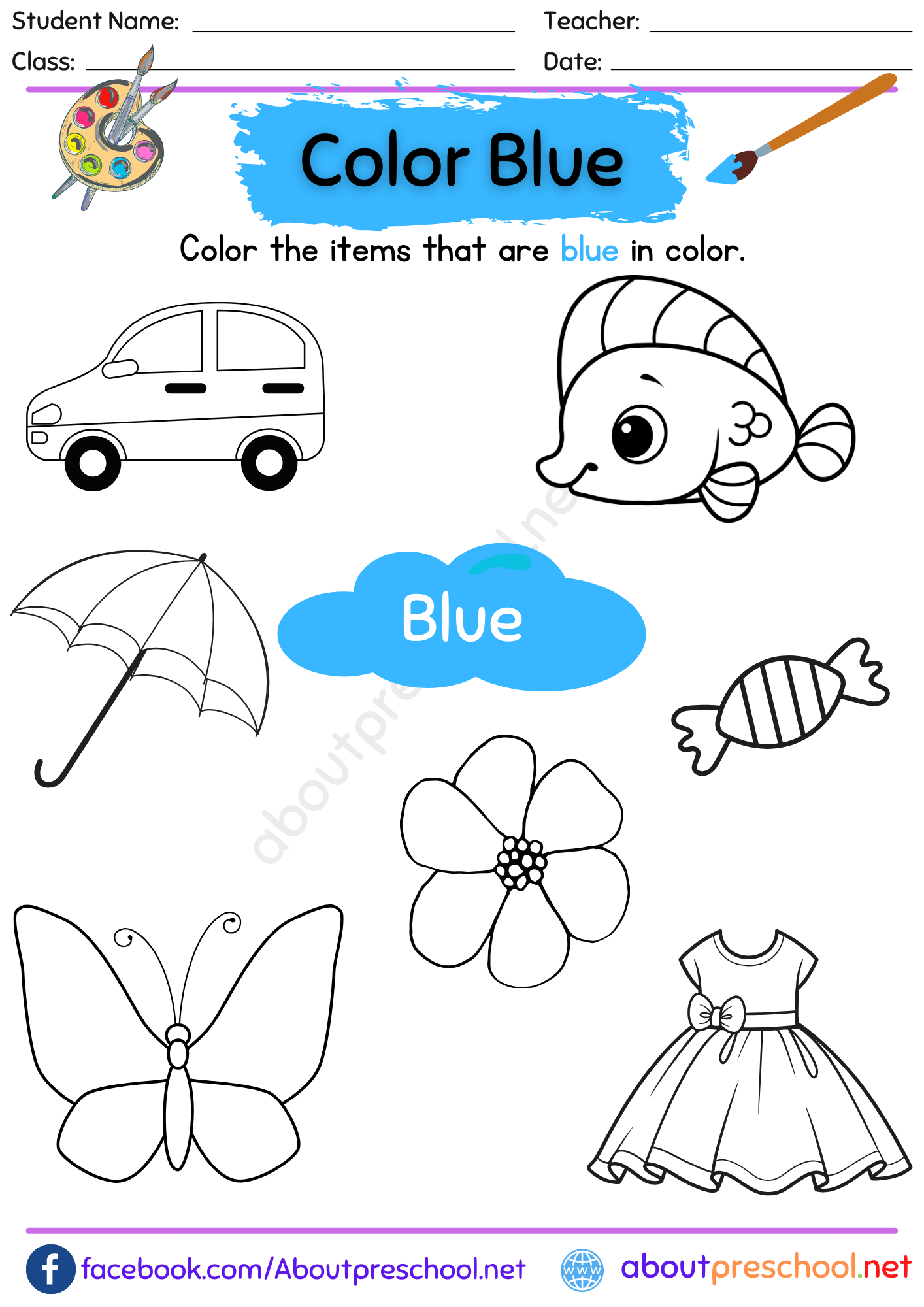 Blue Archives About Preschool Worksheets Library Blue Archives About Preschool Worksheets Library