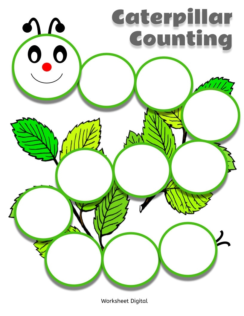 Caterpillar Counting Worksheet Numbers 0 100 Preschool Kindergarten PDF Etsy Caterpillar Counting Worksheet Numbers 0 100 Preschool Kindergarten PDF Etsy
