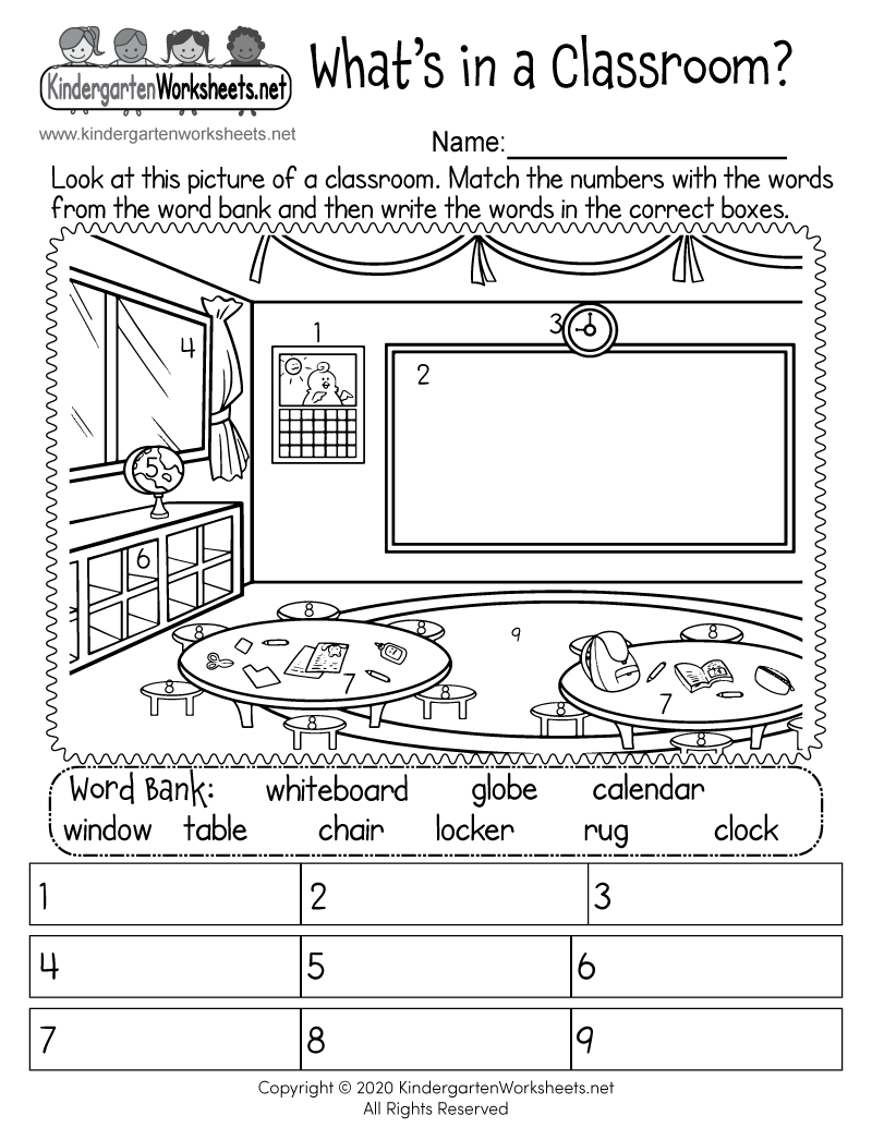 Classroom Objects Worksheet Free Printable Digital PDF Days Of The Week Worksheet Free Printable Digital PDF
