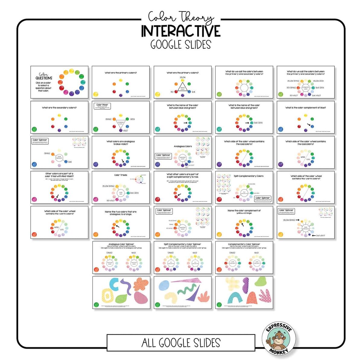Color Theory Questions Interactive Google Slides Expressive Monkey Color Theory Questions Interactive Google Slides Expressive Monkey