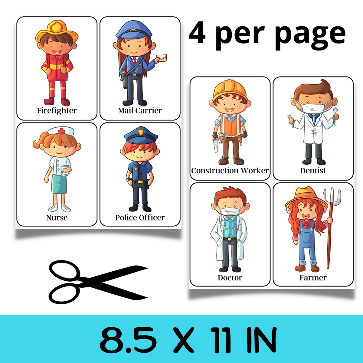 Community Helpers Flashcards Labor Day Flashcards English Vocabulary Cards Made By Teachers Community Helpers Flashcards Labor Day Flashcards English Vocabulary Cards Made By Teachers