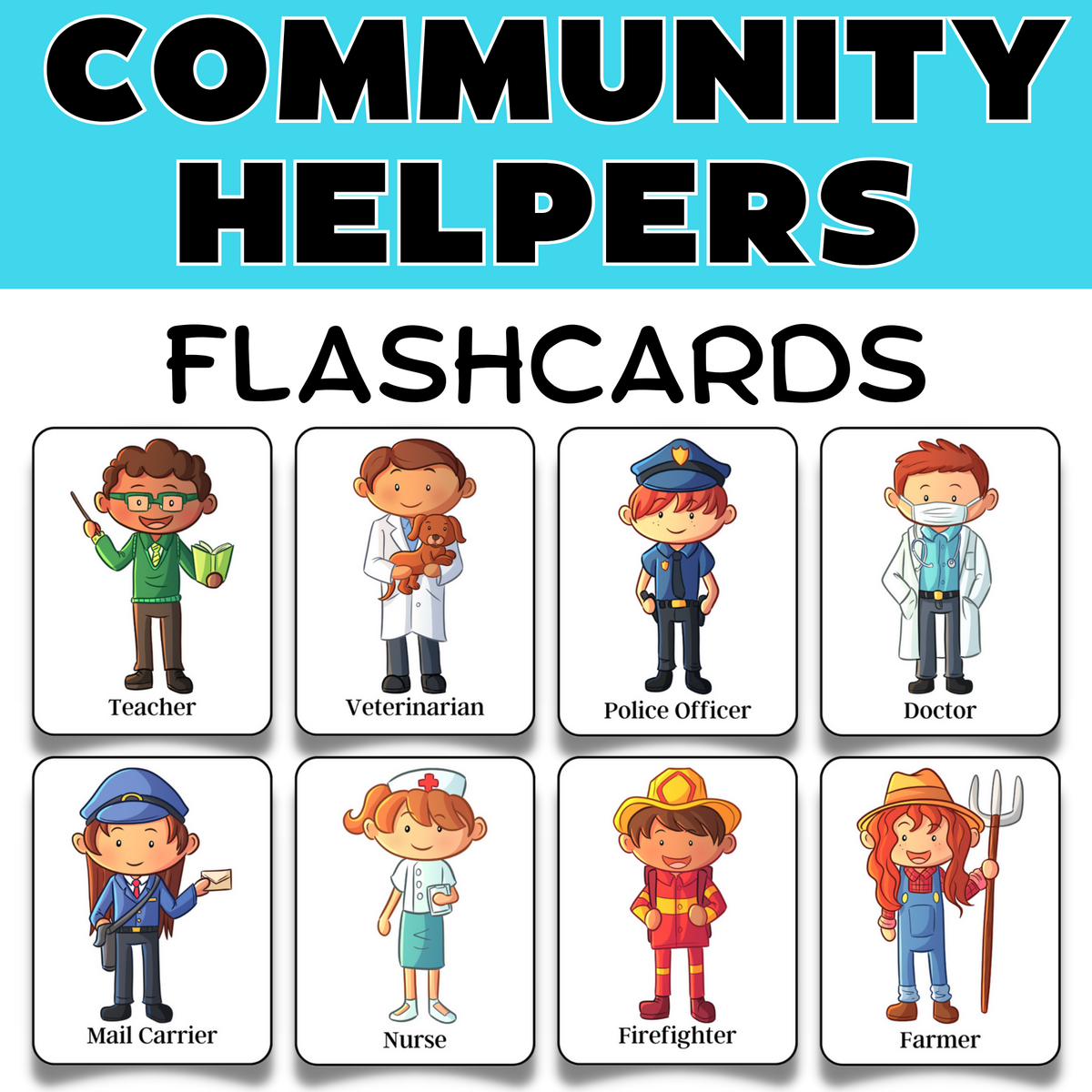 Community Helpers Flashcards Labor Day Flashcards English Vocabulary Cards Made By Teachers Community Helpers Flashcards Labor Day Flashcards English Vocabulary Cards Made By Teachers