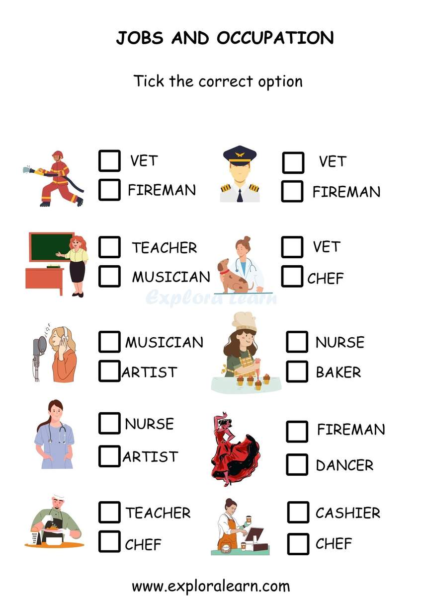 Customize 33 Kindergarten Community Helpers Worksheets Templates Online Canva