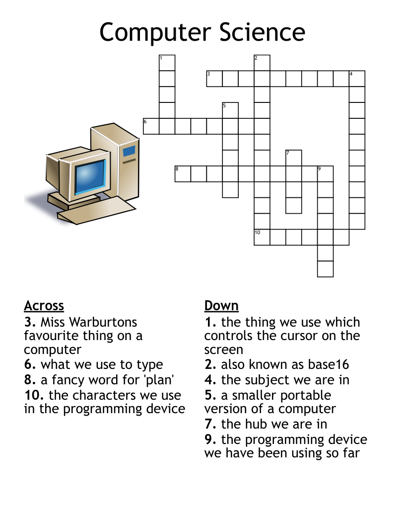 Computer Parts Crossword WordMint Computer Parts Crossword WordMint