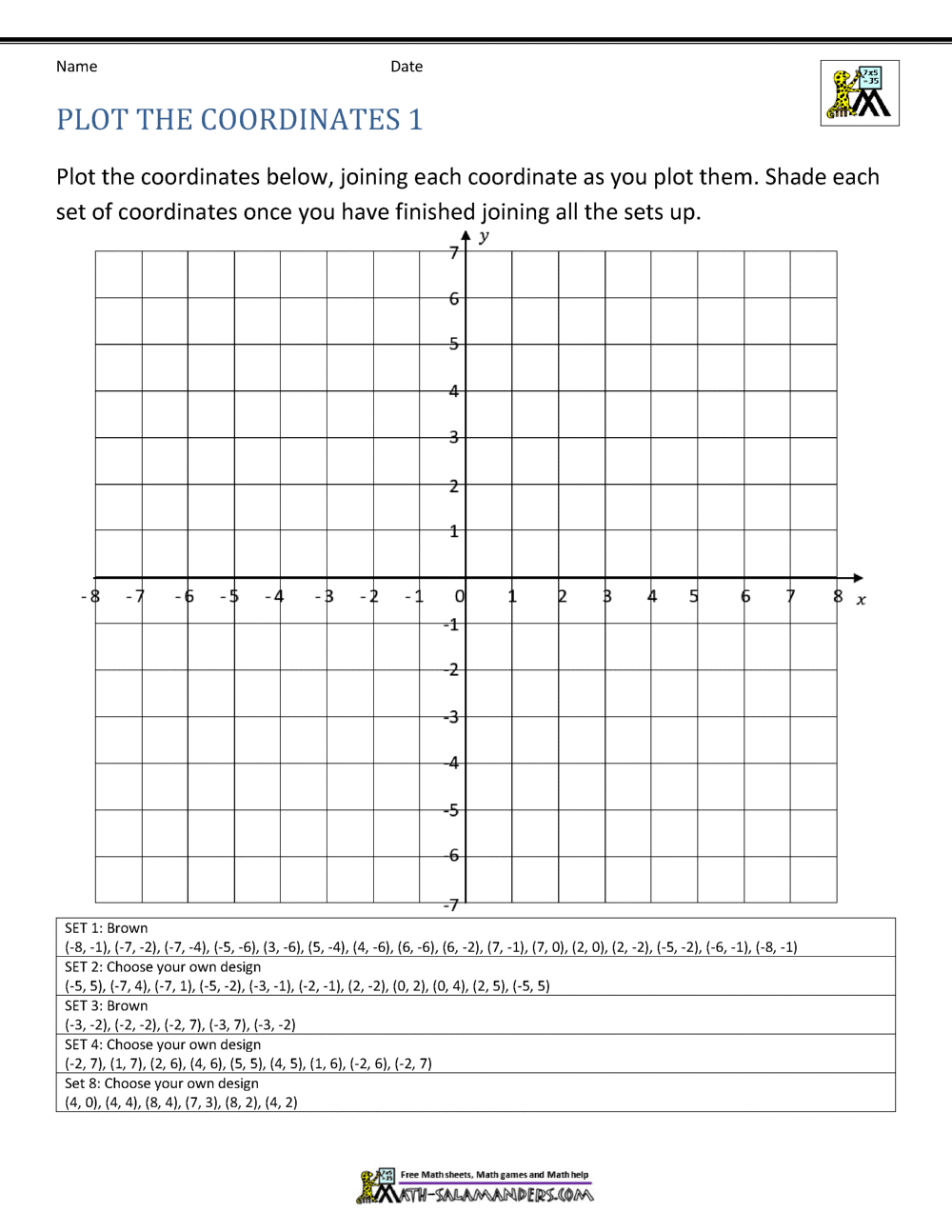 Coordinate Plane Worksheets 4 Quadrants Coordinate Plane Worksheets 4 Quadrants