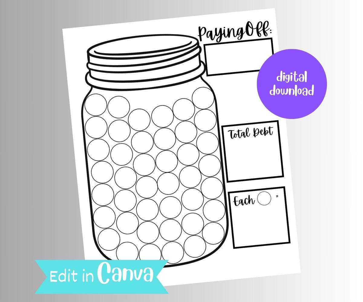 Printable Dave Ramsey Cash Budgeting Snowball Your Debt Worksheet Etsy