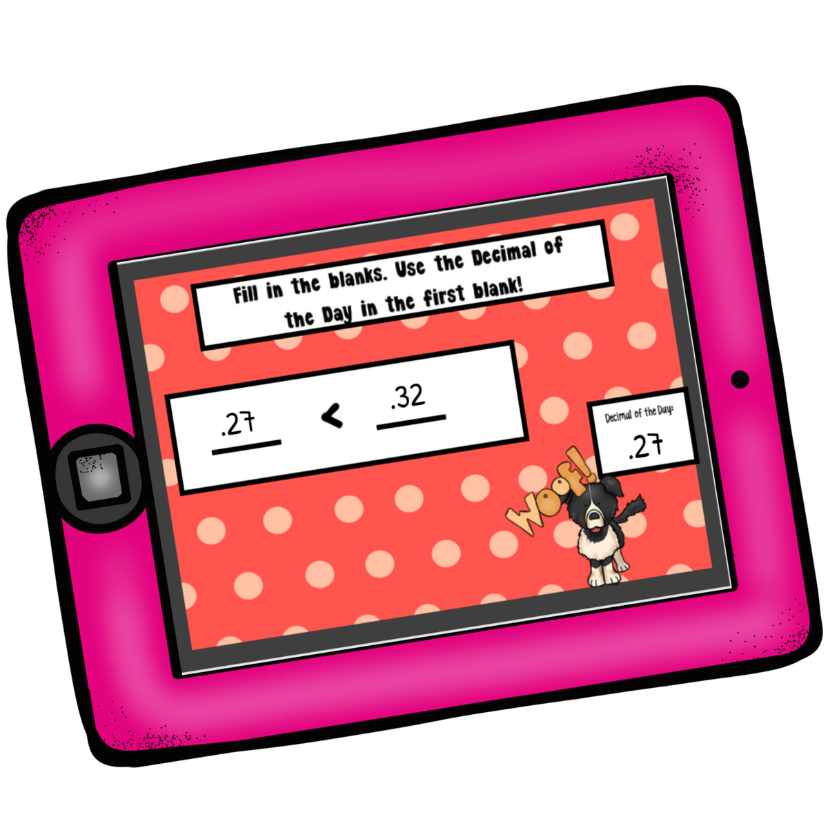 Decimal Of The Day A FREE Printable To Review Decimals Daily