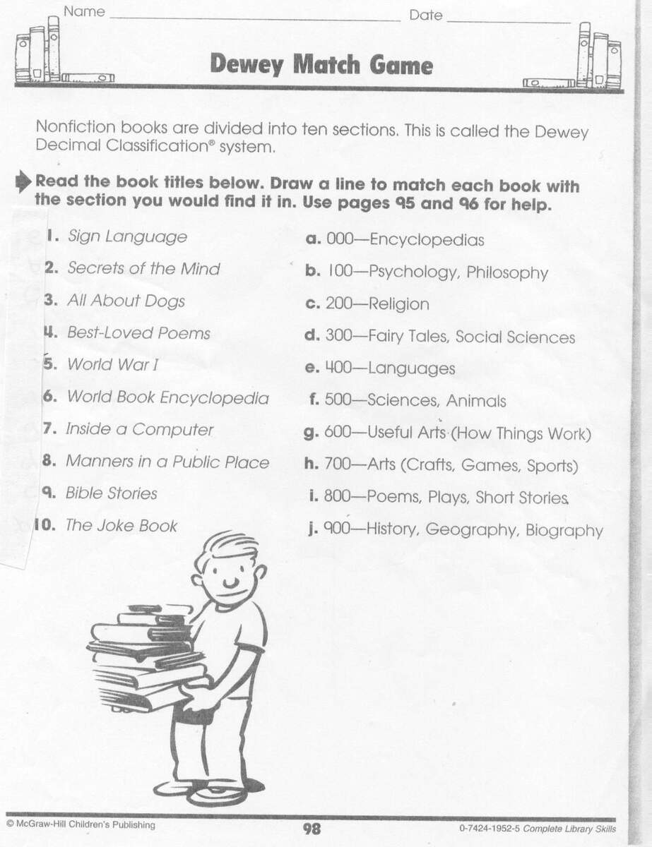 Dewey Classification Signs Free 10 Free PDF Printables Printablee