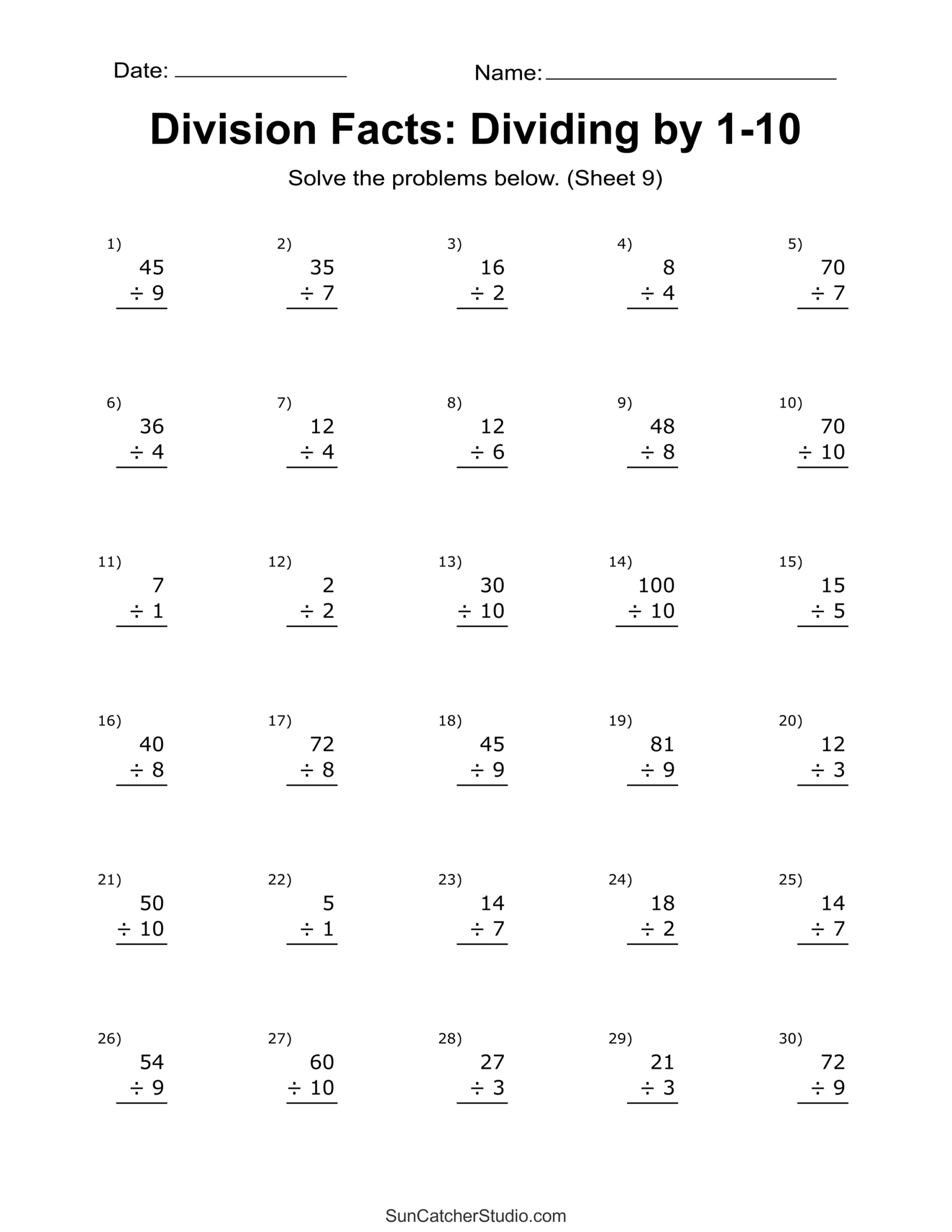 Division Worksheets Problems Free Printable Math Drills Free Printables Lettering SVG Files Tools Apps Division Worksheets Problems Free Printable Math Drills Free Printables Lettering SVG Files Tools Apps