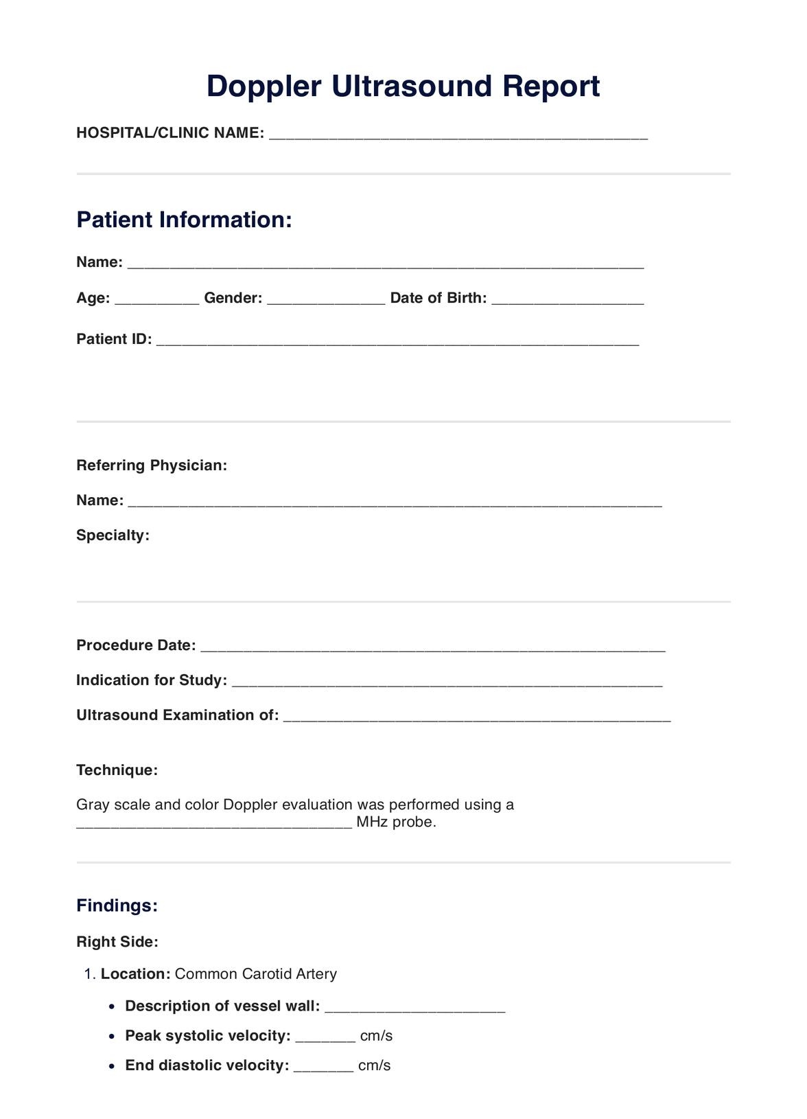 Doppler Ultrasound Vascular Ultrasound Notes Etsy