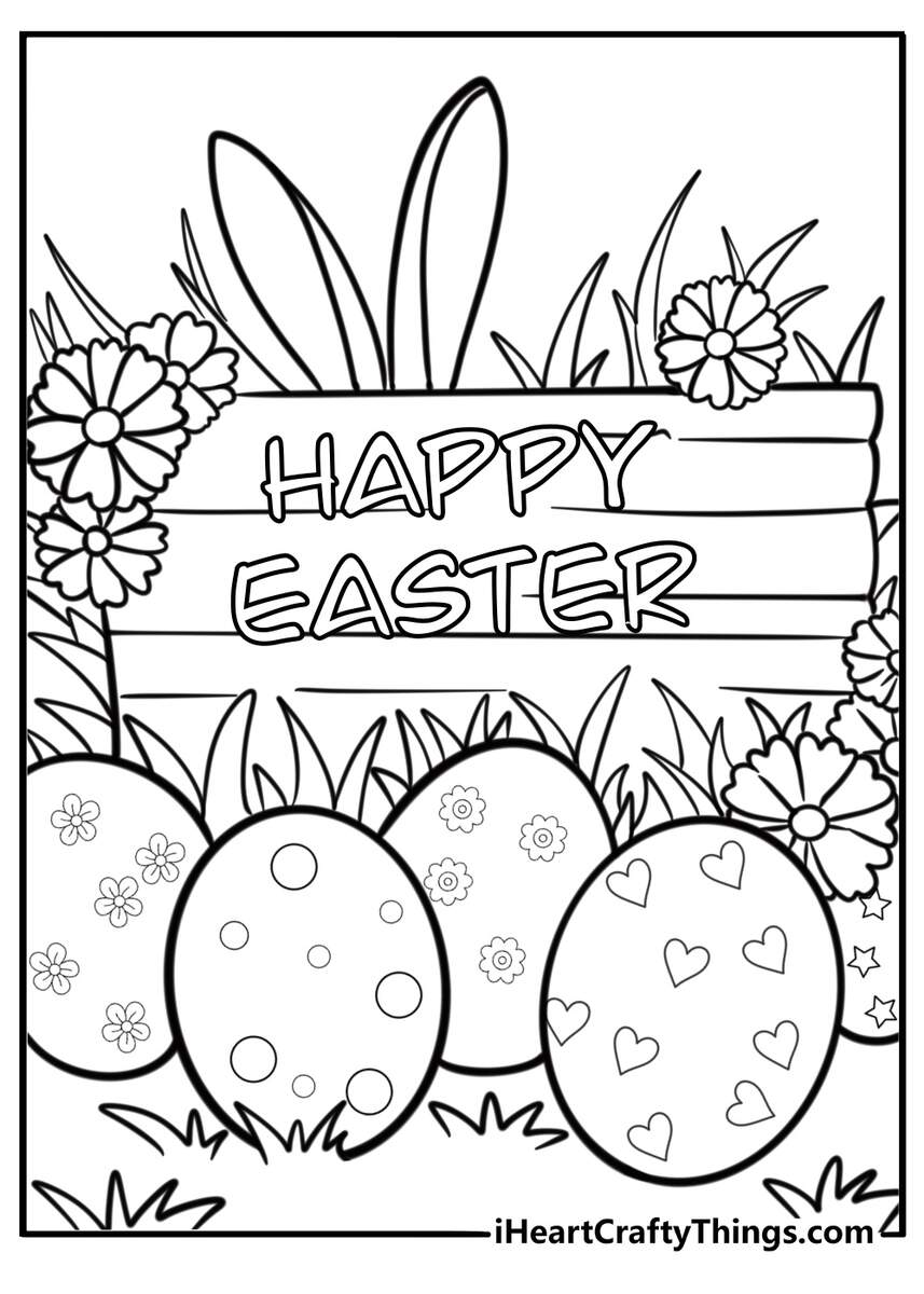 10 Best Free Easter Printables For Kids Easter Coloring Pages Free Downloadable Worksheets