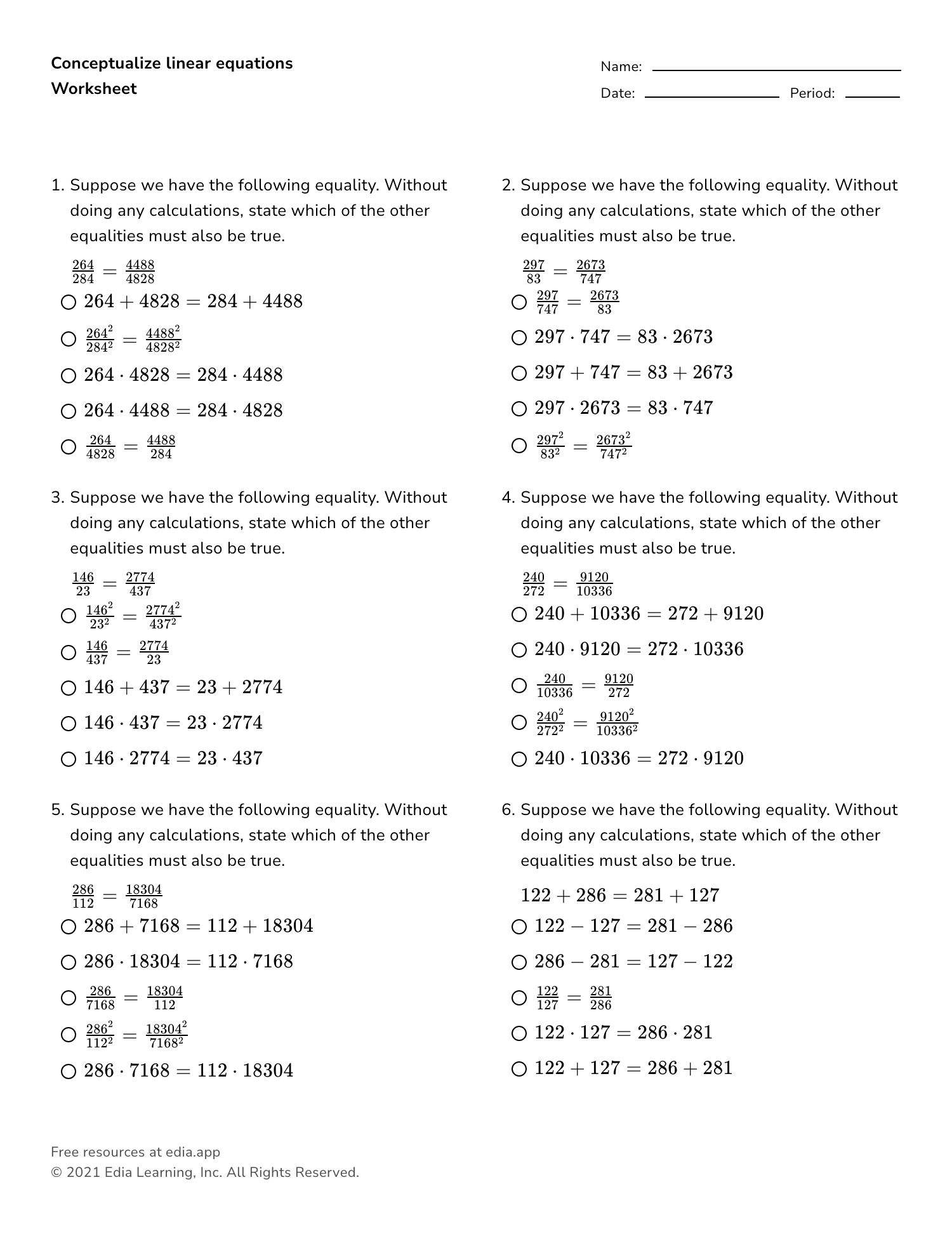 Solving Linear Equations C Worksheet Printable Maths Worksheets