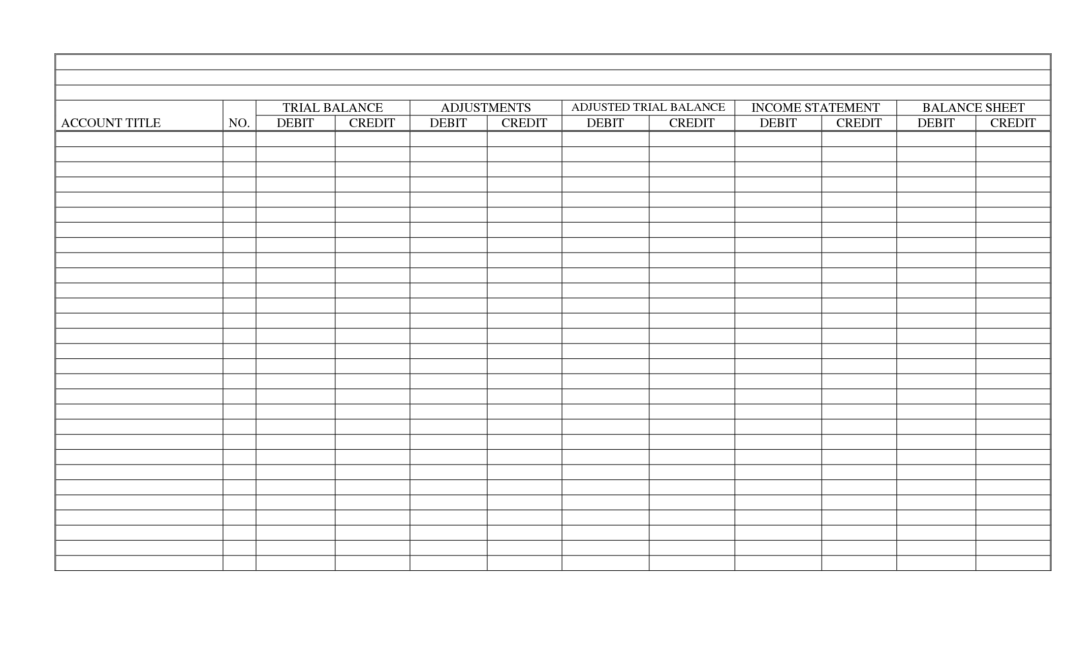 Free Accounting Worksheet Template Download Free Accounting Worksheet Template Png Images Free Worksheets On Clipart Library