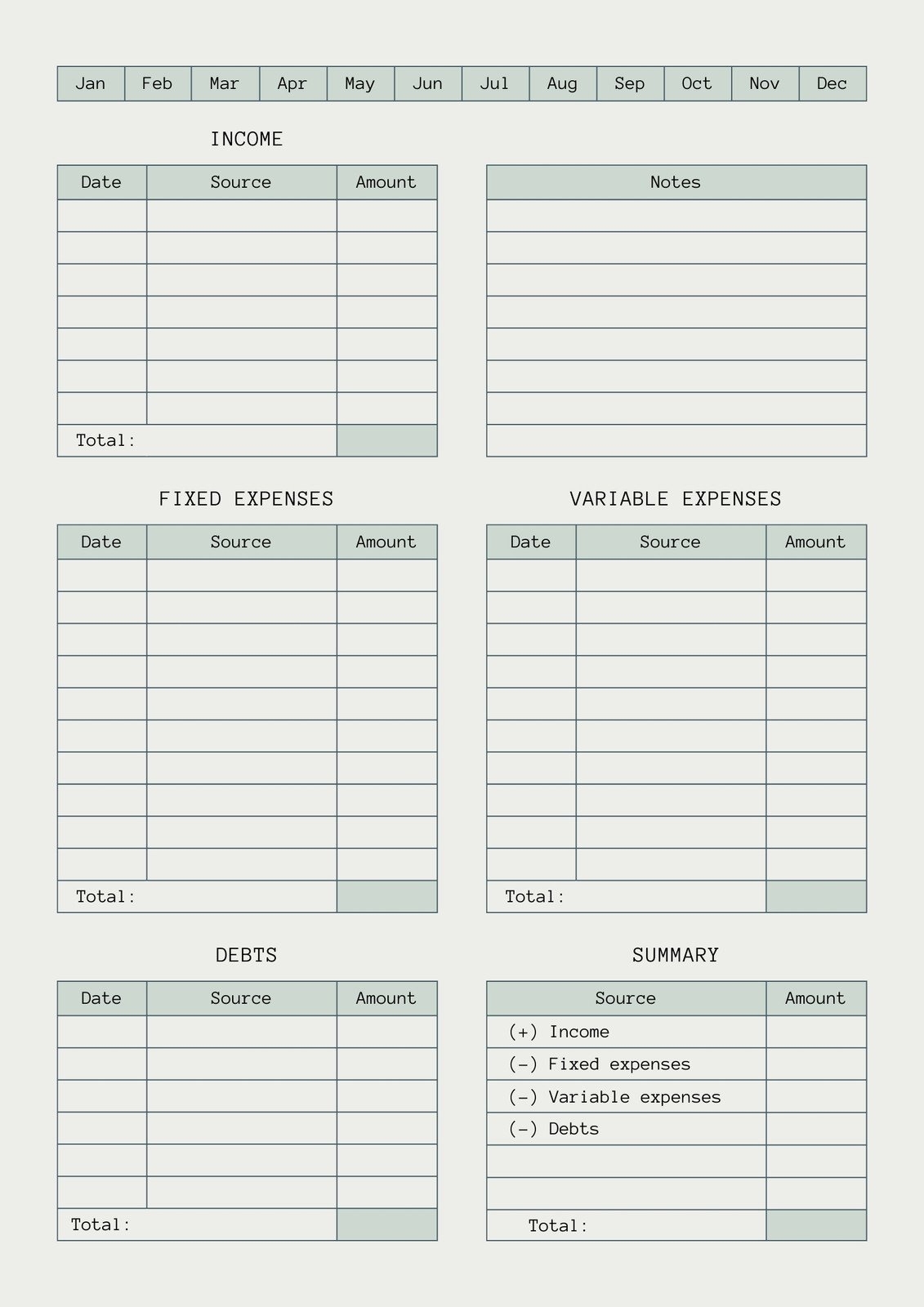 Free And Customizable Budget Templates Canva Free And Customizable Budget Templates Canva