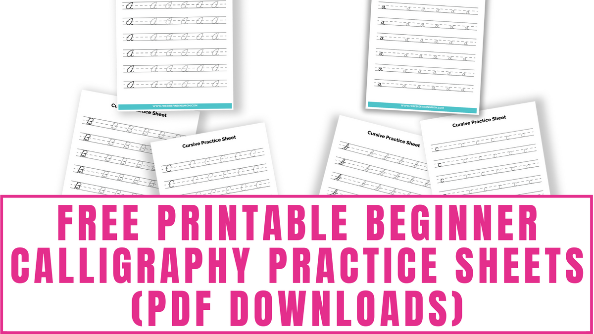 Free Beginner Calligraphy Practice Sheets PDFs Free Beginner Calligraphy Practice Sheets PDFs