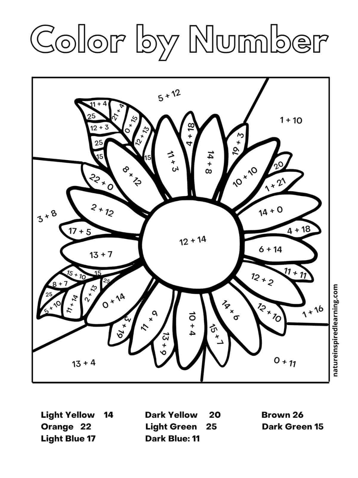 Free Color By Number Addition Worksheet 2nd Grade Download Free Color By Number Addition Worksheet 2nd Grade Png Images Free Worksheets On Clipart Library