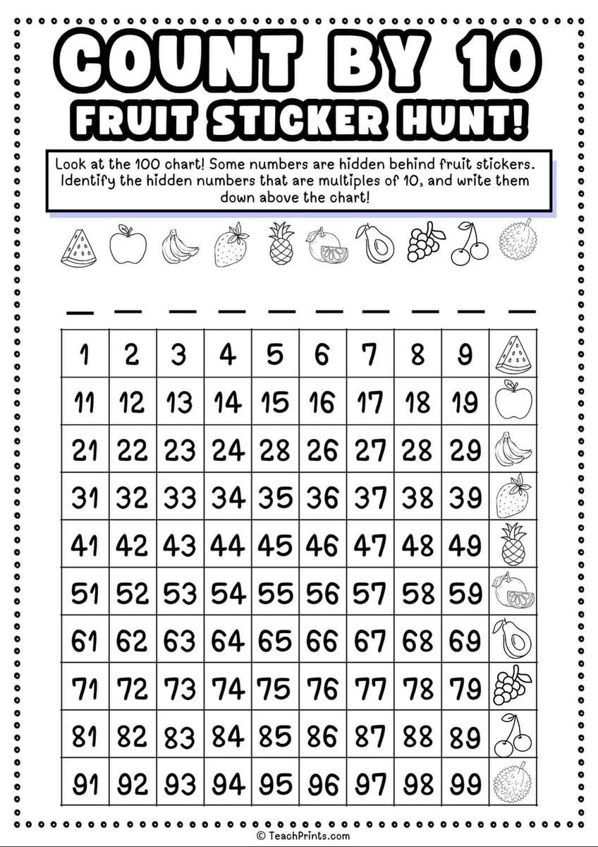 Free Count By 10s Worksheets Teach Prints Ten Frame Worksheets Superstar Worksheets