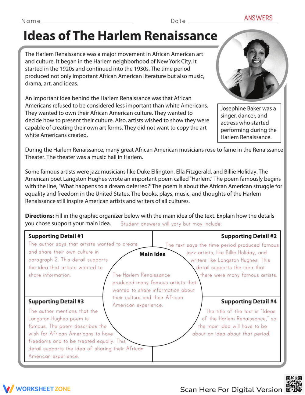 Free Harlem Renaissance Worksheet Download Free Harlem Renaissance Worksheet Png Images Free Worksheets On Clipart Library The Harlem Renaissance Word Search WordMint