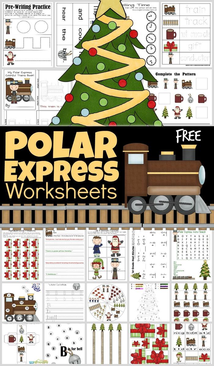 FREE Polar Express Worksheets