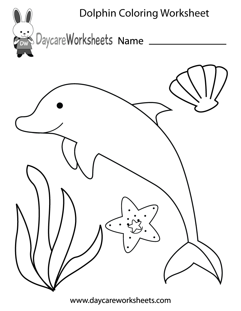 Free Preschool Dolphin Coloring Worksheet Top 25 Free Printable Preschool Coloring Pages For Kids