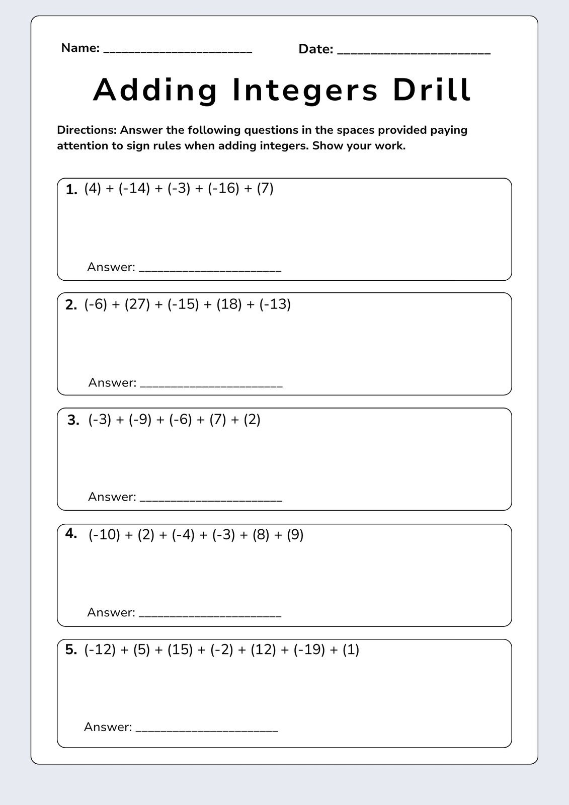 Free Printable 8th Grade Math Worksheet Templates Canva Eighth Grade Multiplication Of Exponents Worksheet